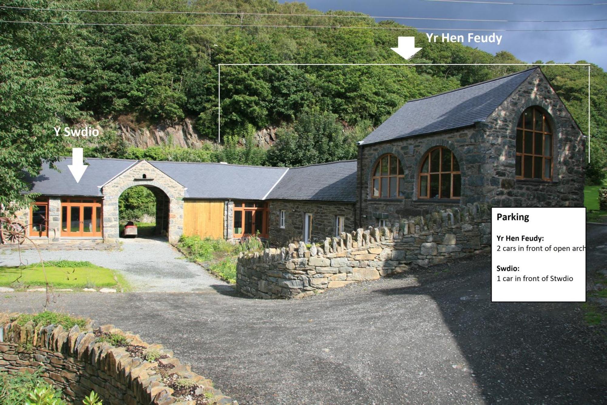 Y Swdio, Ferm Glandwr Lägenhet Barmouth Exteriör bild